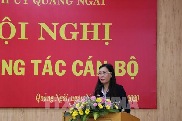 Bà Bùi Thị Quỳnh Vân được bầu làm Bí thư Tỉnh ủy Quảng Ngãi