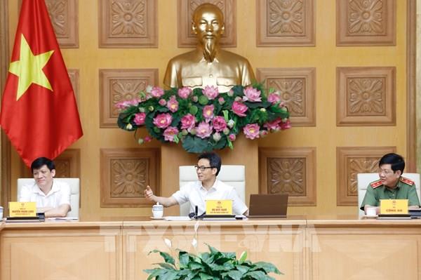 Phó Thủ tướng Vũ Đức Đam: Tập trung khâu xung yếu trong phòng, chống dịch COVID-19