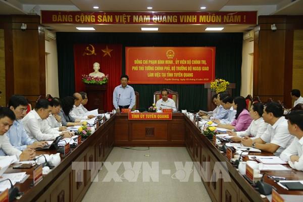 Tuyên Quang cần đẩy nhanh tiến độ giải ngân vốn đầu tư công