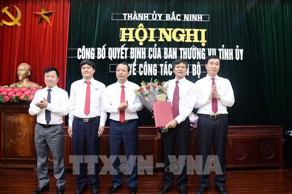 Điều động Trưởng ban Tuyên giáo Tỉnh ủy giữ chức Bí thư Thành ủy Bắc Ninh