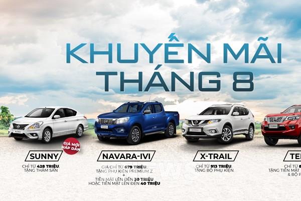 Bảng giá xe Nissan tháng 8/2020 giảm 20 triệu cho Sunny và loạt quà tặng