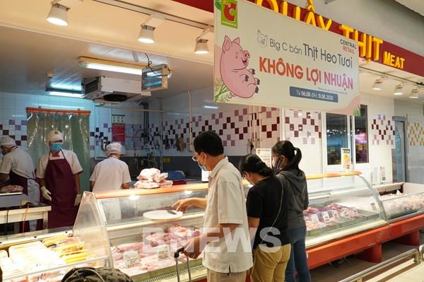 GO! / BigC bán thịt lợn không lợi nhuận