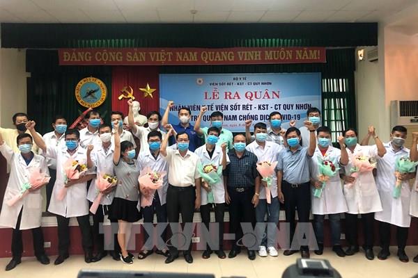Thêm 10 y, bác sỹ Bình Định xung phong vào vùng dịch Quảng Nam