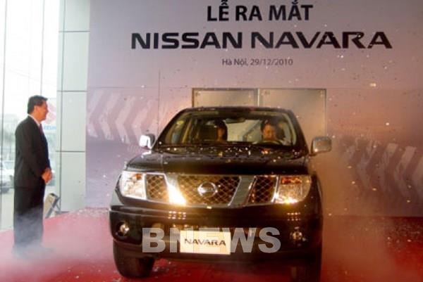 Triệu hồi gần 2.500 xe bán tải Nissan Navara tại Việt Nam