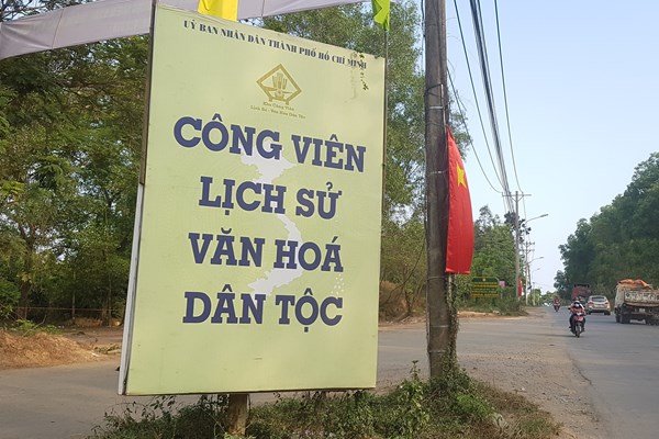Giải quyết việc lấn chiếm đất trái phép tại dự án Công viên Lịch sử văn hoá dân tộc TP HCM