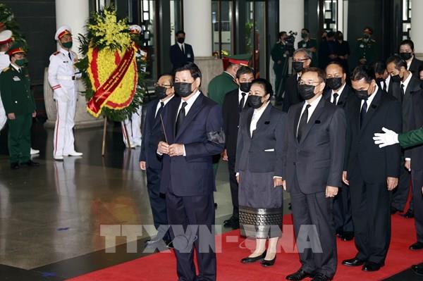 Lễ Quốc tang nguyên Tổng Bí thư Lê Khả Phiêu: Lãnh đạo các nước, tổ chức quốc tế đến viếng