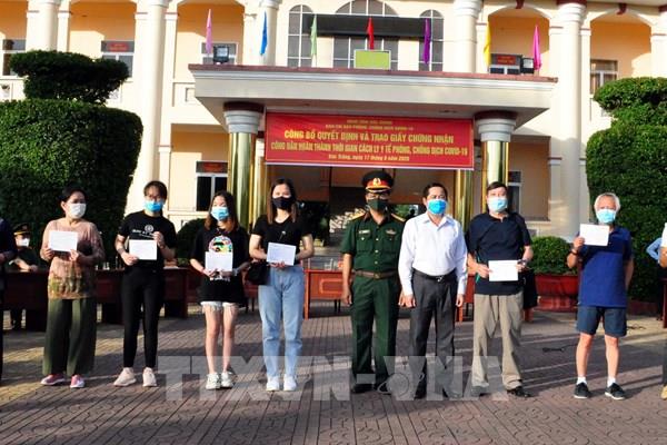 140 công dân từ nước ngoài trở về hoàn thành cách ly y tế