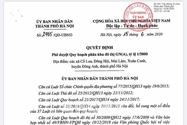 Phê duyệt quy hoạch phân khu đô thị GN(A), tỷ lệ 1/5000