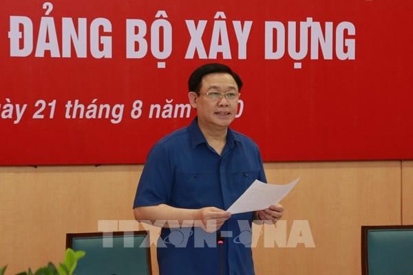 Bí thư Thành ủy Vương Đình Huệ: Đẩy mạnh phát triển các khu đô thị văn minh, hiện đại