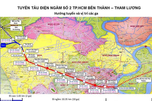 Hoàn tất thủ tục ban hành quyết định thu hồi đất dự án tuyến Metro số 2