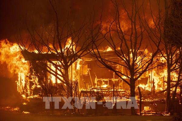 Cháy rừng nghiêm trọng đe dọa cuộc sống của hàng trăm ngàn người tại California