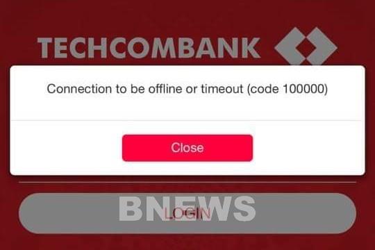 Giao dịch online trục trặc, Techcombank miễn phí mọi giao dịch tại quầy