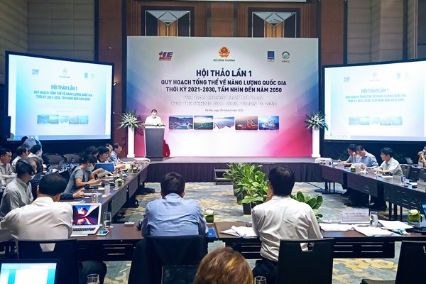 Tham vấn ý kiến lập Quy hoạch tổng thể năng lượng quốc gia 2021-2030