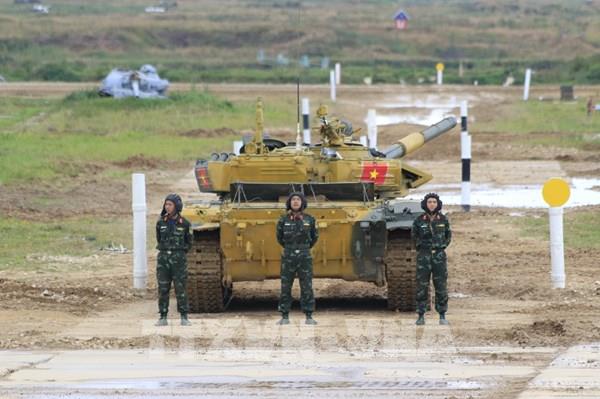 Đội tuyển xe Tăng Việt Nam vào thi đấu bán kết Army Games 2020