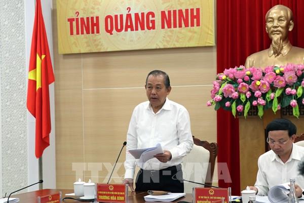Phó Thủ tướng Trương Hòa Bình: Quảng Ninh cần tạo động lực mới để phát triển