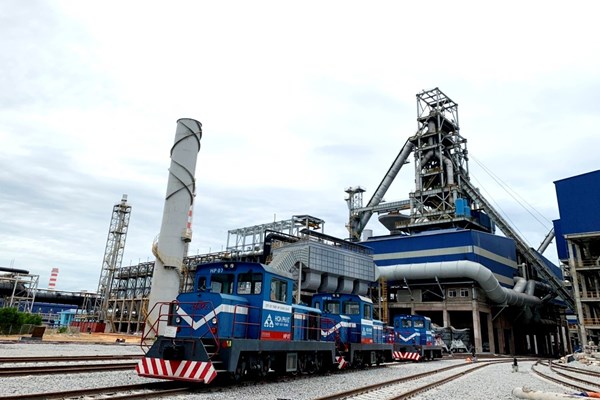 Dự kiến đầu năm 2021, lò cao số 4 Khu Gang thép Hòa Phát Dung Quất sẽ đi vào hoạt động