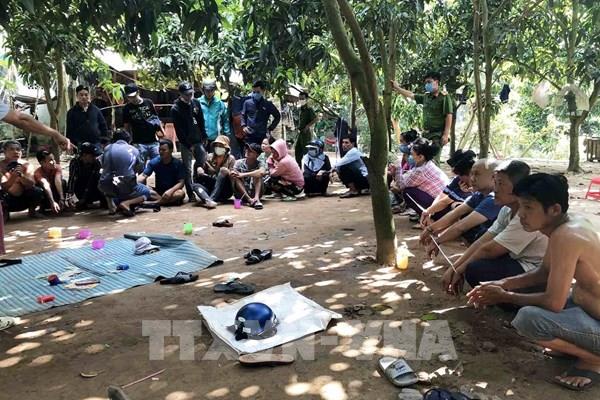 Triệt xóa sới bạc quy mô lớn tại An Giang
