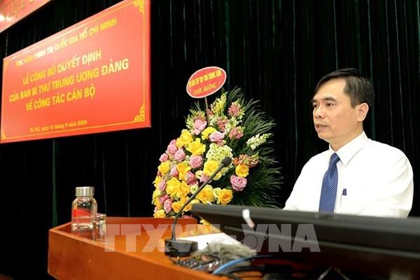 Ông Dương Trung Ý được bổ nhiệm làm Phó Giám đốc Học viện Chính trị quốc gia Hồ Chí Minh