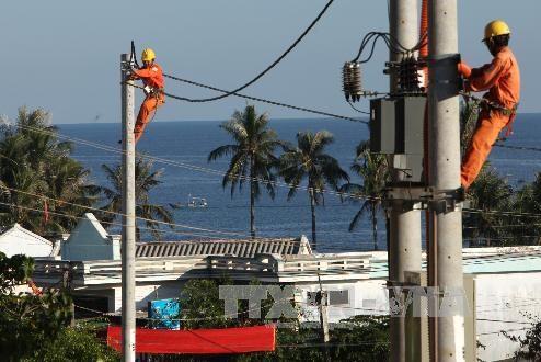 Đảo Trần đã có điện lưới quốc gia