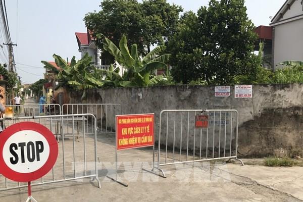 Hải Dương cách ly thêm một khu vực liên quan đến bệnh nhân 1045