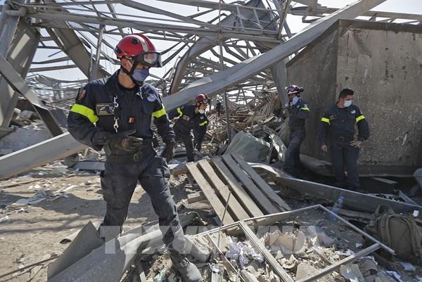 Vụ nổ ở Beirut: Phát hiện 1,3 tấn pháo hoa tại cảng Beirut