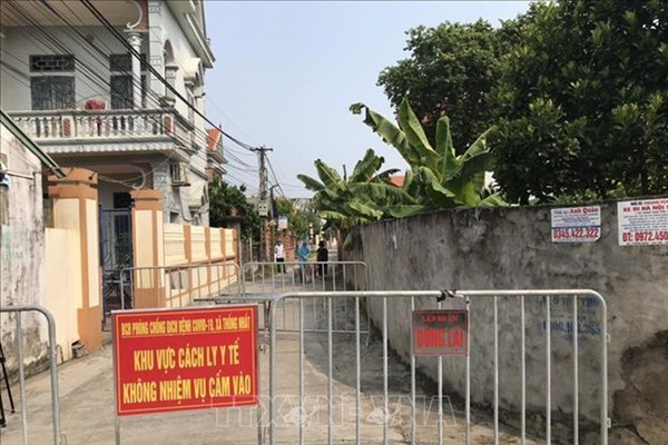 Hải Dương: Cách ly thêm một số khu vực liên quan đến ca mắc COVID-19 mới
