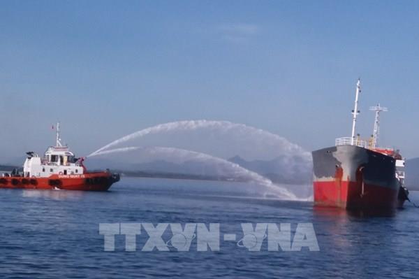 Cháy tàu chở dầu tại Cảng Dung Quất, một người mất tích