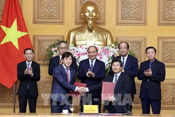 Thủ tướng Nguyễn Xuân Phúc làm việc với các tổ chức, doanh nghiệp Nhật Bản