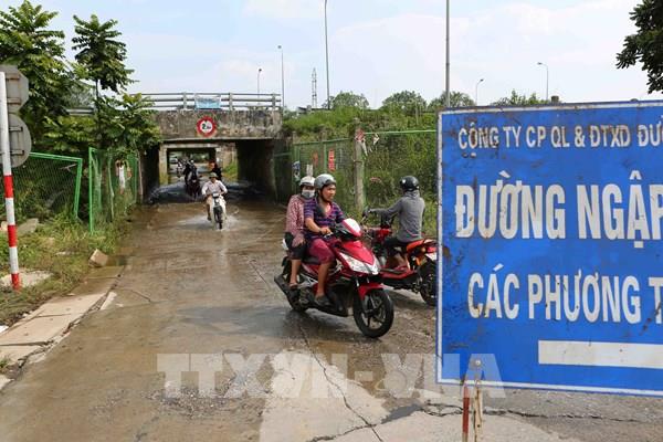 Hà Nội sẽ cải tạo các hầm chui trên đường gom Đại lộ Thăng Long
