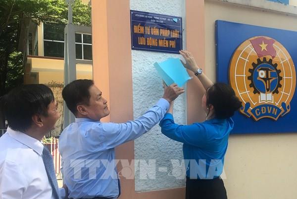 Ra mắt 15 điểm tư vấn pháp luật lưu động miễn phí dành cho người lao động