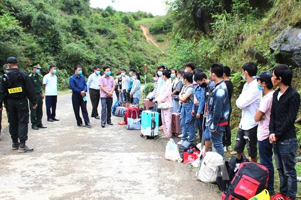 Hà Giang: Phát hiện, Đưa đi cách ly tập trung 31 đối tượng nhập cảnh trái phép
