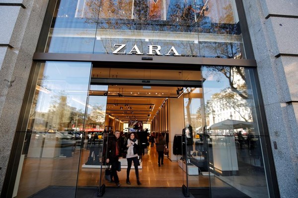 Doanh số bán hàng trực tuyến của Inditex tăng mạnh
