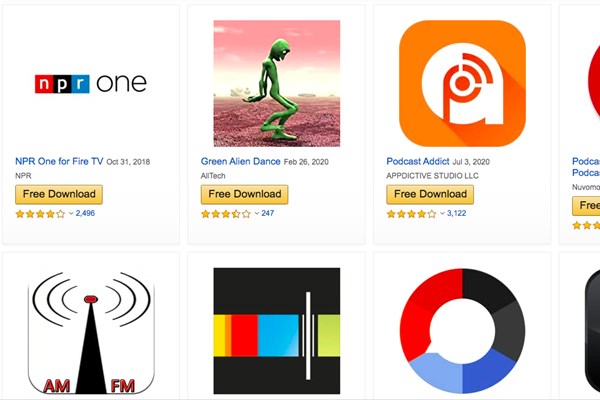 Amazon bổ sung tính năng podcast cho dịch vụ phát nhạc trực tuyến