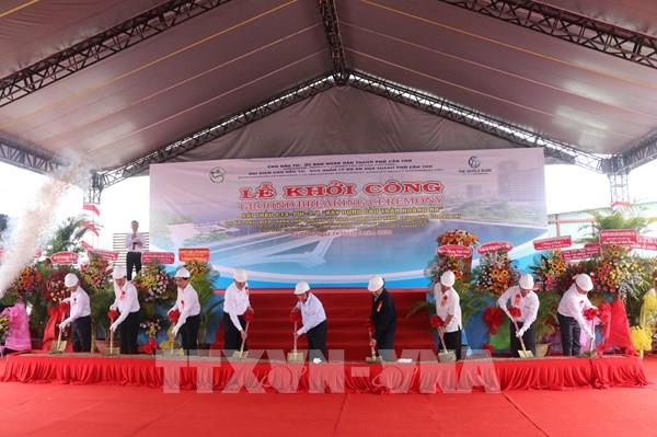 Cần Thơ khởi công xây dựng cầu nối hai quận Ninh Kiều và Cái Răng