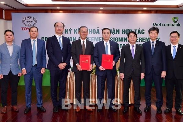 Vietcombank sẽ tài trợ vốn cho hệ thống đại lý của Toyota Việt Nam