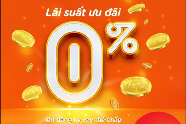 MSB giảm lãi suất xuống 0% cho khách vay tiêu dùng cá nhân