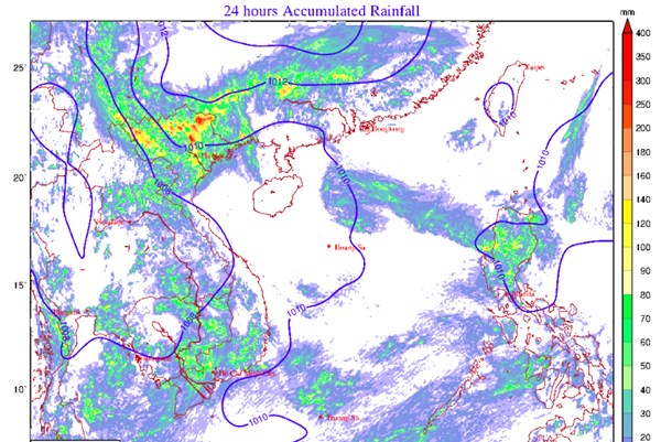 Dự báo thời tiết hôm nay 23/9: Không khí lạnh tiến sát các tỉnh phía Bắc