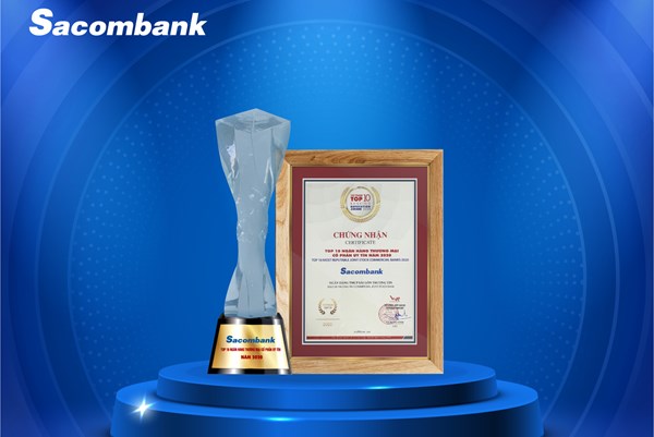 Sacombank lọt Top 10 ngân hàng TMCP tư nhân uy tín năm 2020