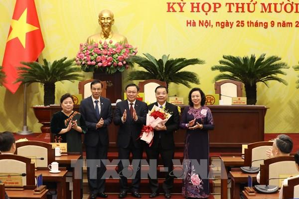 Ông Chu Ngọc Anh được bầu giữ chức Chủ tịch UBND thành phố Hà Nội