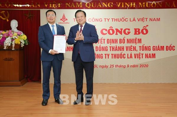 Ủy ban Quản lý vốn nhà nước tại doanh nghiệp công bố nhân sự tại Vinataba