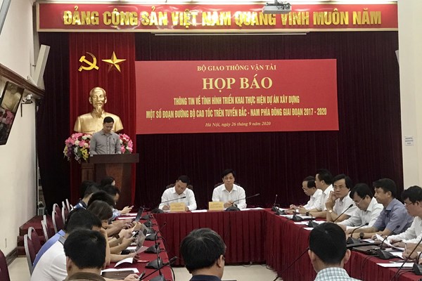 Khởi công 3 dự án thành phần thuộc cao tốc Bắc – Nam vào ngày 30/9