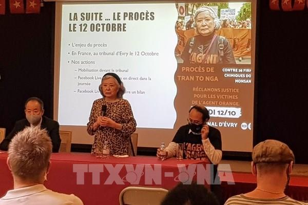 Vụ bà Trần Tố Nga kiện các công ty hóa chất Mỹ sẽ được xét xử vào ngày 12/10 tới