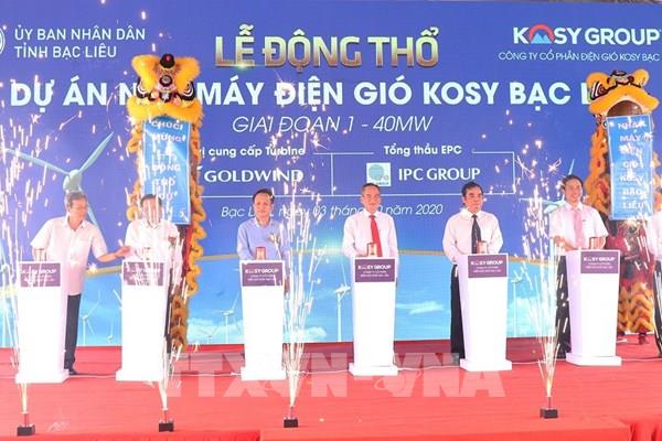 Đầu tư khoảng 8.000 tỷ đồng xây dựng Nhà máy Điện gió Kosy Bạc Liêu