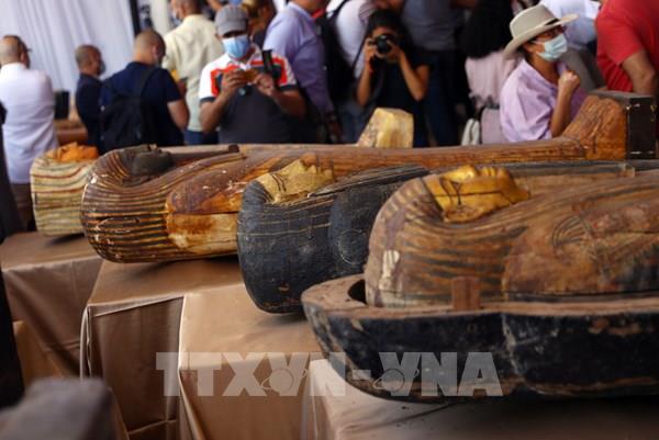 Ai Cập phát hiện hàng chục quan tài hơn 2.500 năm tuổi