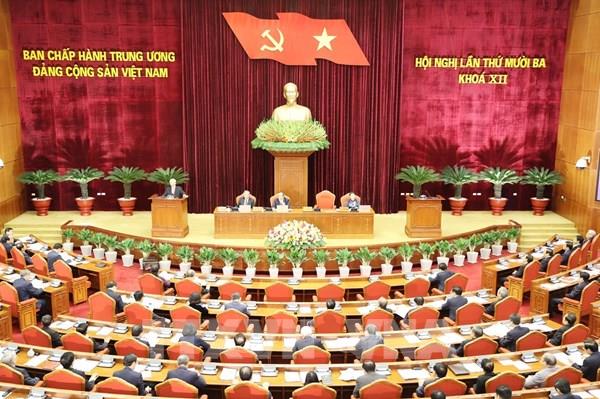 Khai mạc trọng thể Hội nghị lần thứ 13 Ban Chấp hành Trung ương Đảng khóa XII