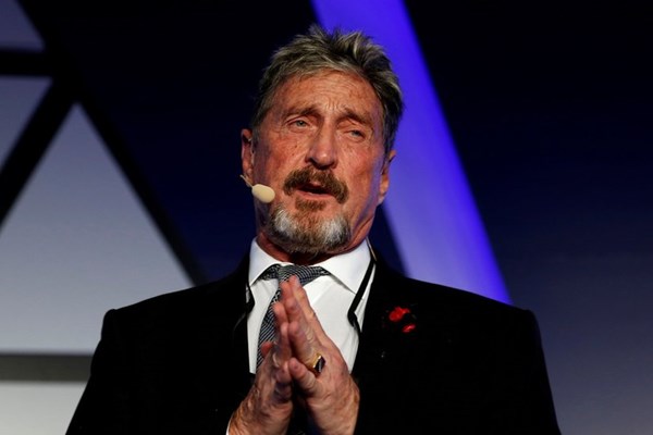 Nhà sáng lập công ty bảo mật McAfee bị bắt