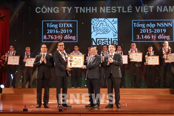 Nestlé Việt Nam được vinh danh đơn vị nộp thuế tiêu biểu
