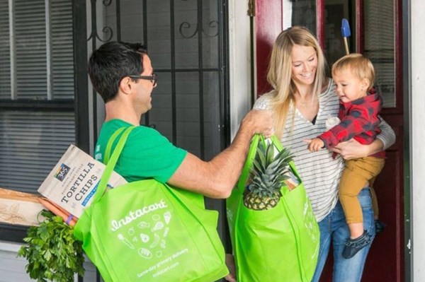 Giá trị doanh nghiệp của startup Instacart tăng gấp đôi
