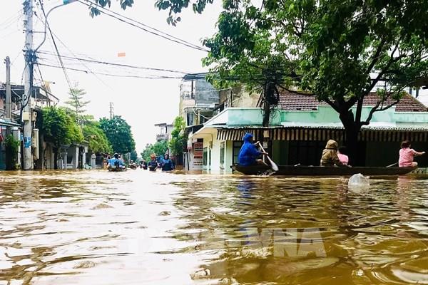 Bão số 6 trên đất liền các tỉnh Quảng Nam, Quảng Ngãi suy yếu thành áp thấp nhiệt đới