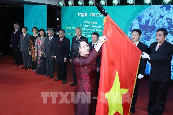 TTXVN đón nhận danh hiệu Anh hùng Lực lượng vũ trang nhân dân dành cho TTXGP
